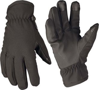 Mil-Tec Mens Softshell Thinsulate Gloves Black size XXL