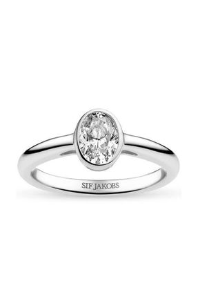 Sif Jakobs Jewellery Ring Sardinien Ovale Piccolo in 925 Sterling Silver at Nordstrom, Size 8.5