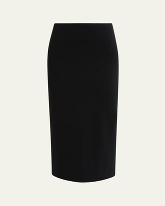 Jil Sander Viscose Crepe Midi Skirt