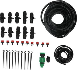 OEM Kit De Riego, Manguera De 10 M 8/11, Kit De Te De Goteo Ajustable, Volumen De Agua Ajustable, Sistema De Riego Autom&aacute;tico Por Goteo Para Jard&iacute;n