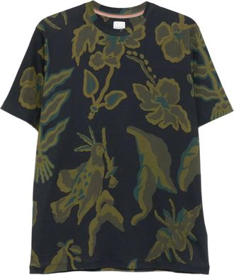 Paul Smith T-shirt con stampa - Blu