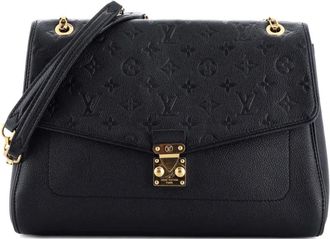 Louis Vuitton Saint Germain Handbag Monogram Empreinte Leather MM shoulder bag - Zwart