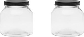 10 Strawberry Street 11 Strawberry Street Set Of 2 Branson Glass Canisters