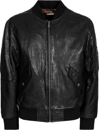 Just Cavalli Jassen - Heren - Leren en Su&egrave;de Jassen - Zwart - S - Jassen