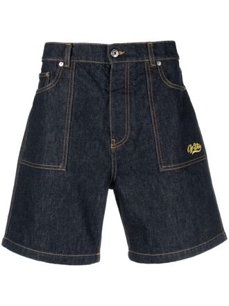 Off-white Shorts Utility denim - Blu