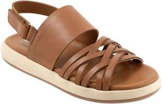 Softwalk Jewell Slingback Platform Sandal in Luggage at Nordstrom, Size 10.5