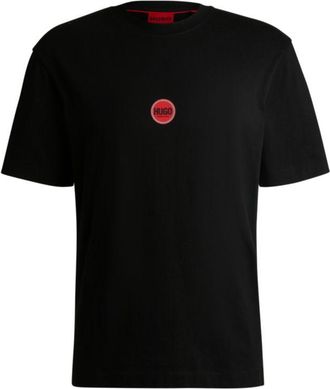 HUGO BOSS Cotton-jersey T-shirt with racing logos