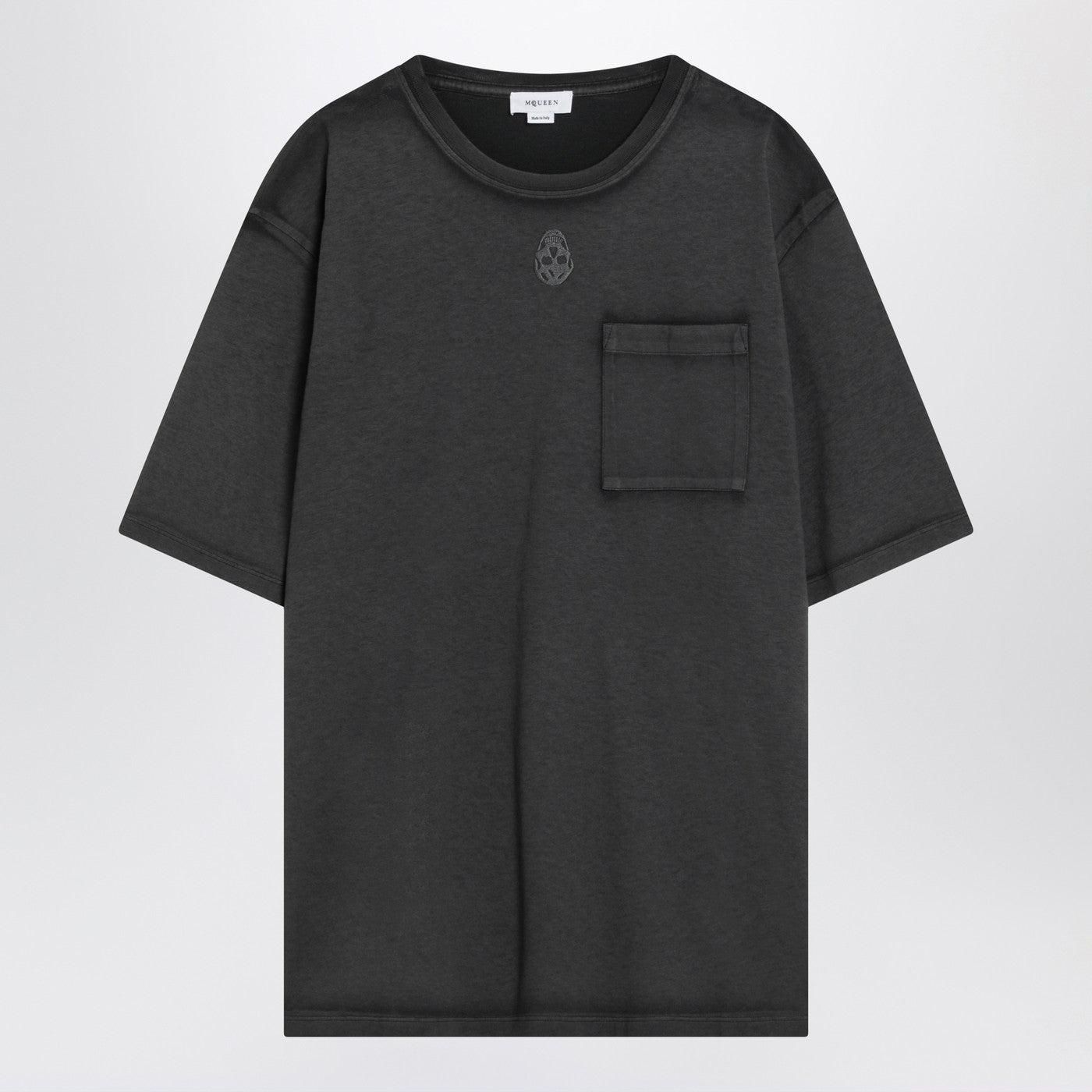 Cotton Tシャツ・カットソー Mcqueen Alexander Black T-Shirt
