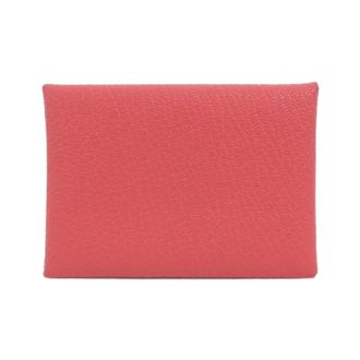 Herm&egrave;s Pink Chevre Leather Coin Purse/Coin Case (Pre-Owned)
