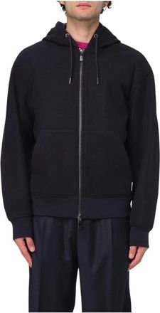 A|X Armani Exchange Hoodies & sweatvesten, Heren, Blauw, M, Navy Zip Up Hoodie Sweater