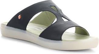 Softinos Inbe Slide Sandal in 001 Navy Smooth Leat at Nordstrom Rack, Size 10-10.5Us / 41Eu