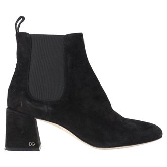 Dolce & Gabbana Pre-owned Womens & Ankle Boots in Black Suede - Size 39.5 EU/IT