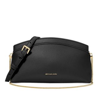 Michael Kors Crossbody Bags - Sm Dome Chn Clutch Xbody - black - Crossbody Bags for ladies