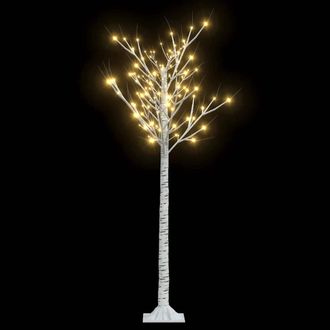 vidaXL &Aacute;rbol De Navidad Led Blanco C&aacute;lido Sauce Interior Exterior 1,5m Vidaxl
