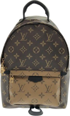 Louis Vuitton Marron Monogram Reverse Coated Canvas Backpack (Pre-Owned)