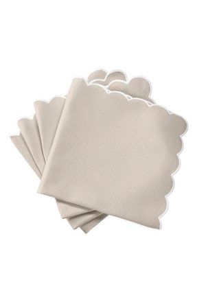 Matouk Savannah Gardens Set of 4 Napkins in Dune at Nordstrom