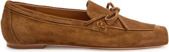 Aeyde Aeyde Jasper Suede Loafers - Brown - 40 (IT40/ UK7)