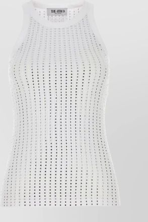 The Attico embellished tank top cotton sans manches
