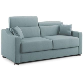 Divani.Store Amber Sof&aacute; Cama Convertible Con Tela Desmontable 211 Cm (mat. 160x197) Azul Claro