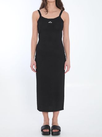 Alexander Wang Alexander Wang Womens Slip Dress With 3d Logo - Black viscose - Size Medium