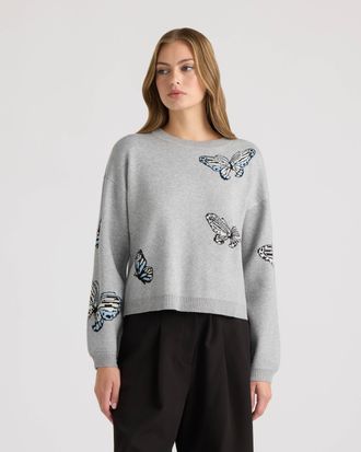 NVLT Womens Butterfly Sweater