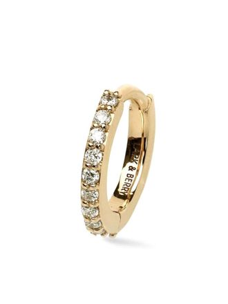 Lark & Berry Orecchini a cerchio Modernist medi in oro giallo 14kt con diamanti
