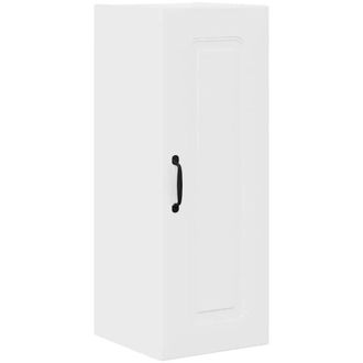 vidaXL Kitchen Cabinet Kalmar High Gloss White 30 x 31 x 80 cm vidaXL