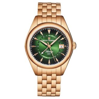 Revue Thommen Heritage Automatic Green Dial Mens Watch 21010.2364