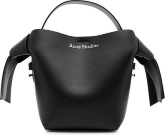 Acne Studios Musubi Mini Leather Shoulder bag - Black - One Size