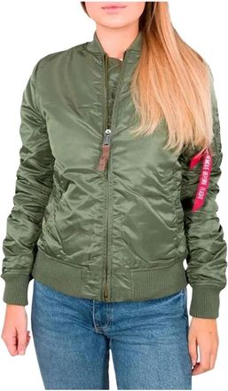 Alpha Industries W Ma-1 VF 59 Bomberjack - Dames - Bomber jackets - Groen - XS - Polyester - Jassen