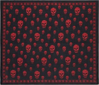 Alexander McQueen Zijden chiffon sjaal met schedelmotief - Heren - Zijden sjaals - Veelkleurig - ONE Size - Chiffon - Accessoires