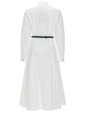 Max Mara Cotton Poplin Shirt Dress - White