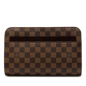 Louis Vuitton Pre-owned Clutches, female, Brown, Size: ONE SIZE Pre-owned The Saint Paul Clutch
