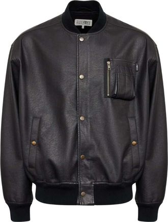 Maison Margiela kunstleren bomberjack