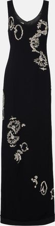 Dries Van Noten Vestido de fiesta adornado