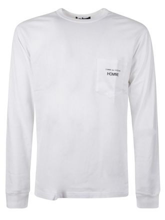 Comme Des Gar&ccedil;ons White Cotton T-shirt