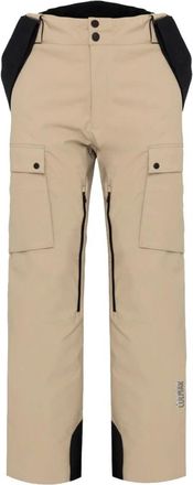 Colmar Padded Cargo-Style Ski Salopettes - Heren - Sport - Beige - Maat: L Fleece