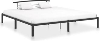 vidaXL Giroletto Nero in Metallo 200x200 cm - Vidaxl