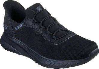 Skechers Mens Squad Stivig Slip-Ons In Black