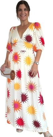 Dress To Sun Maxi Length Dress In Multi Color