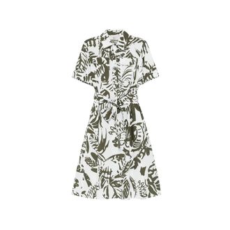 Antonelli Shirt Dresses, female, Multicolor, Size: M Liam Floral-Print Shirt Dress