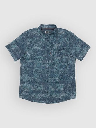 Salty Crew Flagship Uv Button Up Hemd blau