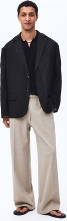H&M Loose Fit Trousers in Beige at Nordstrom, Size Xx-Large