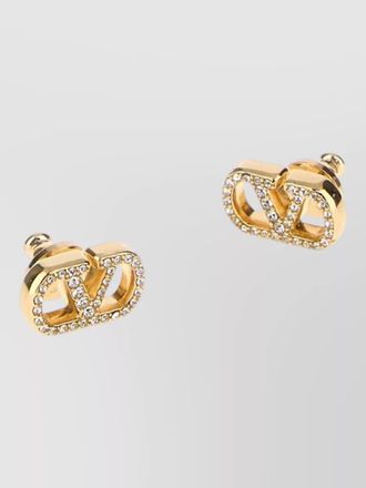 Valentino Garavani embellished metal earrings