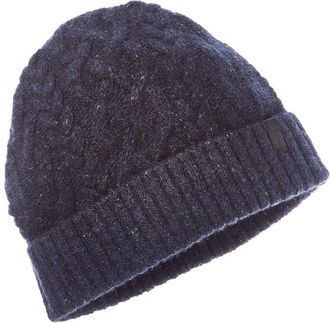 Vince Donegal Cable Cuffed Cashmere Hat