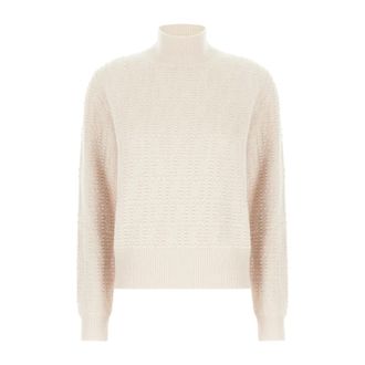 Fendi Jers&eacute;is de cuello alto - Knitwear - Mujer - Beige - M