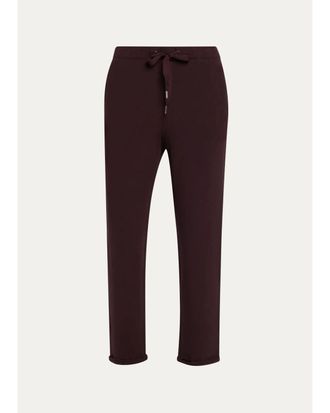 Majestic Filatures Drawstring French Terry Pants with Rolled Hem