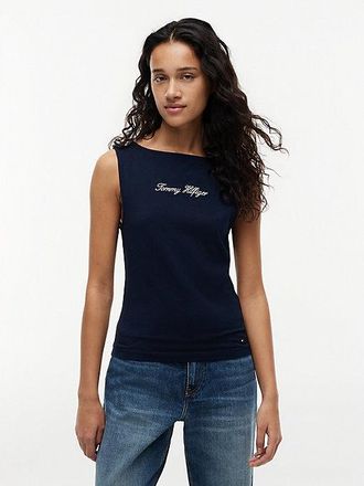 Tommy Hilfiger Slim Boat Neck Tank Top