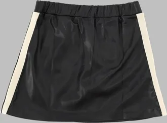 Palm Angels Eco Nappa Sweat Skirt - Black