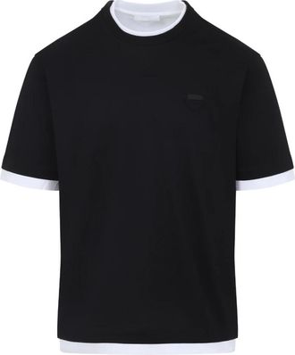 Prada Hombre, Camisetas, Negro, Talla: S
